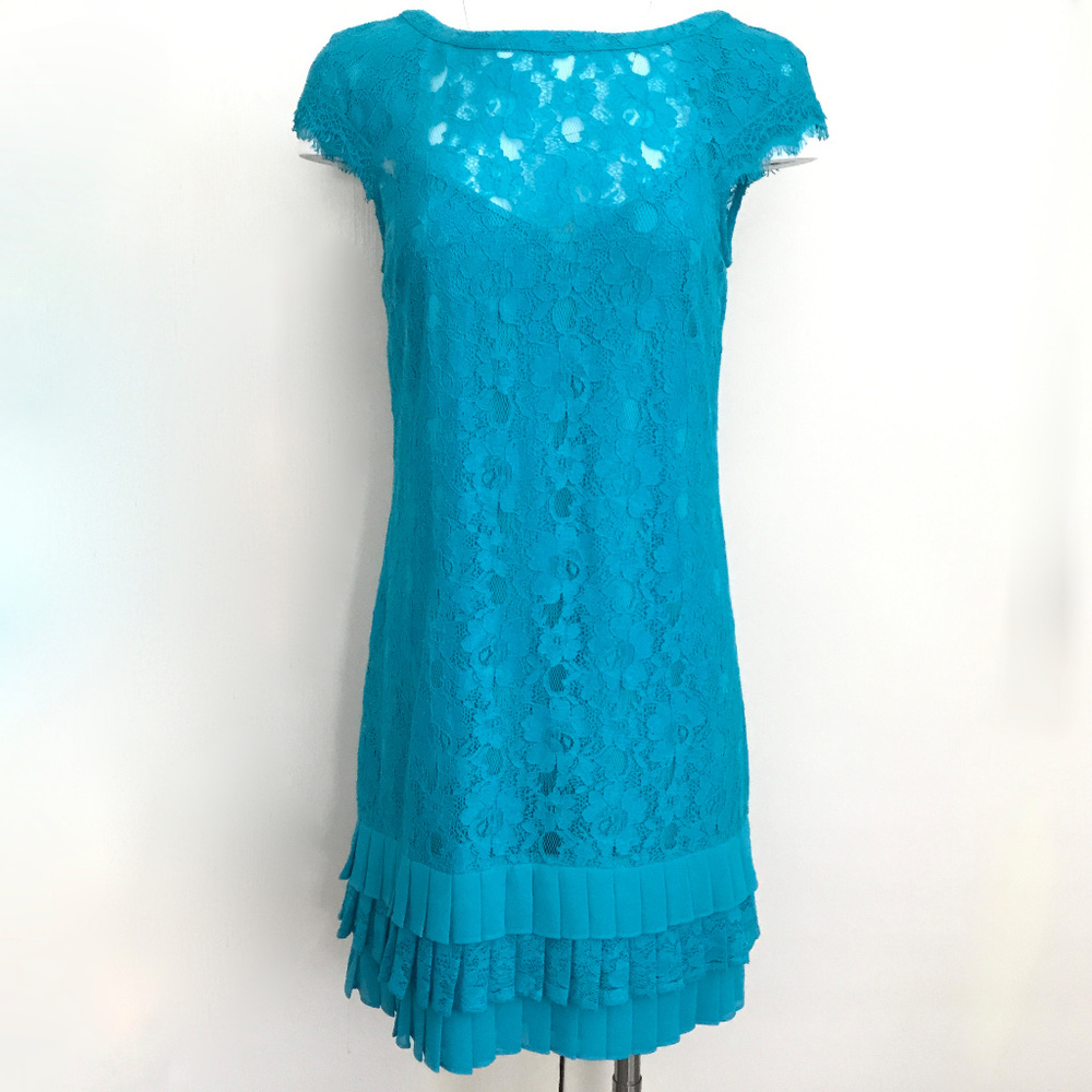 New Jessica Simpson turquoise lace dress